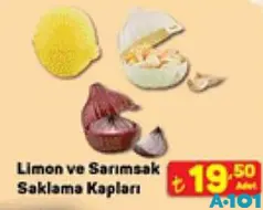 LİMON VE SARIMSAK SAKLAMA KAPLARI